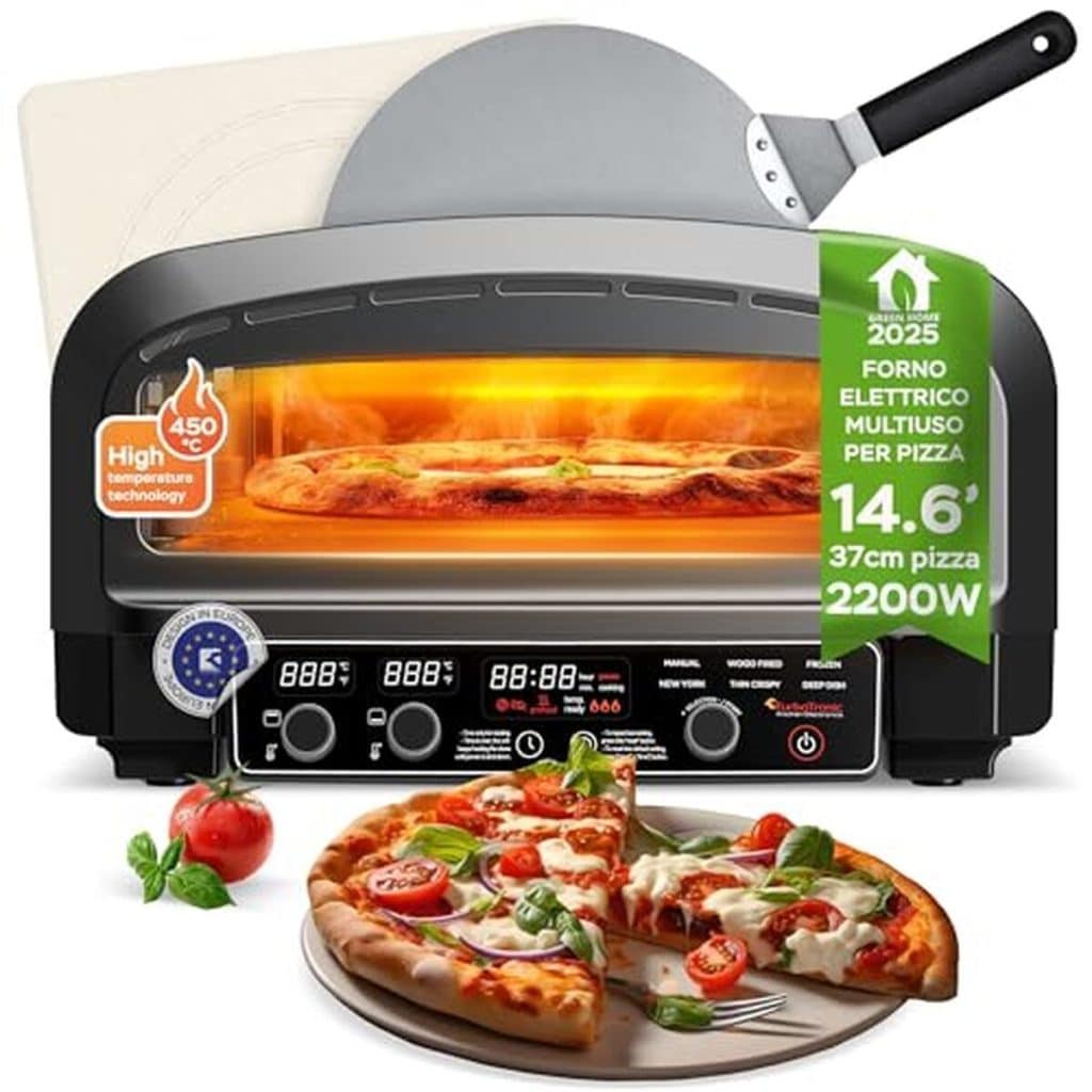 Test : four à pizza électrique New York 2200 W pour intérieur/extérieur