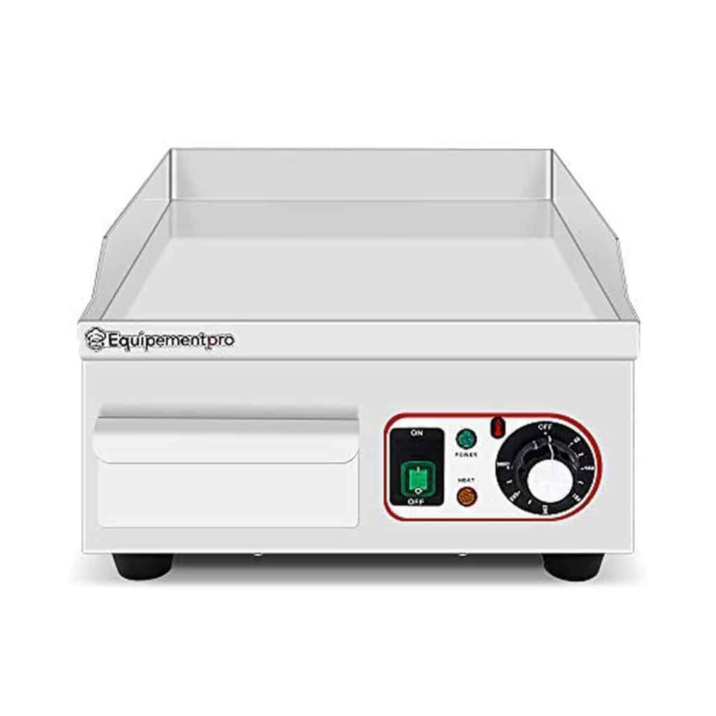 Test plancha Equipementpro EG-360 : 2000W pour une cuisson pro