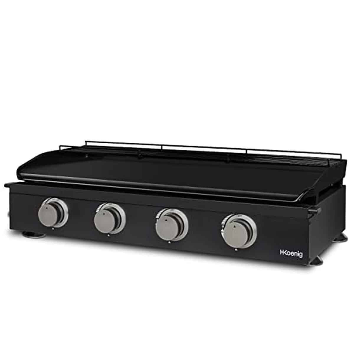 Test : plancha H.Koenig PLX1042 performance inox à 4 brûleurs