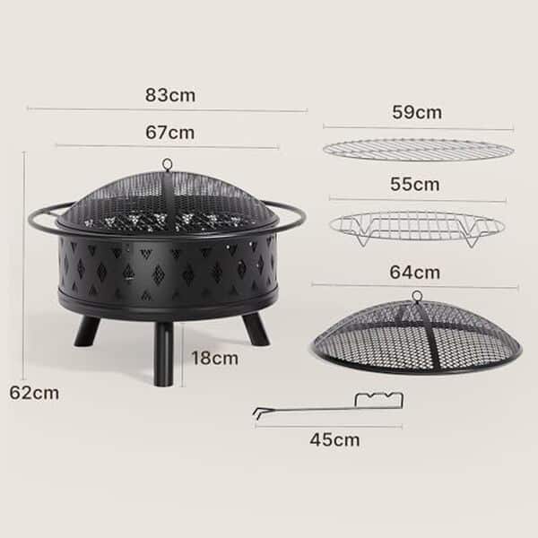 Découvrez le brasero 2 en 1 Xbro alliant élégance et multifonctionnalité, parfait pour embellir votre jardin tout en offrant une utilité optimale.