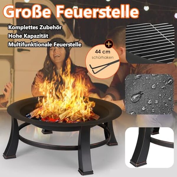 Découvrez notre brasero de jardin de 76 cm : un foyer extérieur design et polyvalent pour vos soirées en famille. Qualité, durabilité et ambiance chaleureuse assurées. 