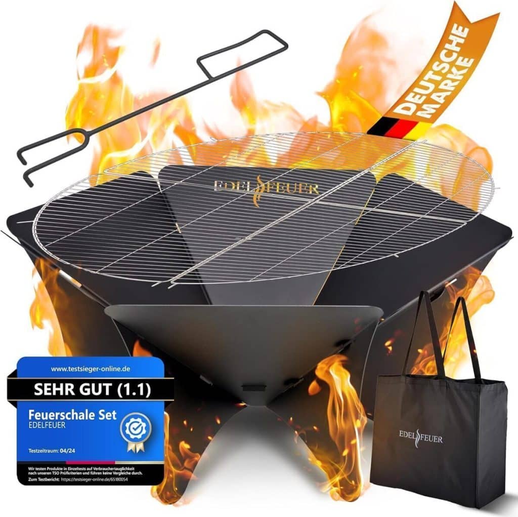 Test : brasero pliable EDELFEUER Ø 80 cm ultra stable