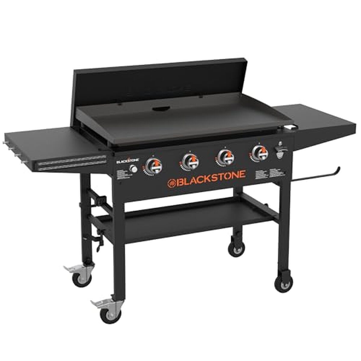 Test de la plancha Griddle à 4 brûleurs avec couvercle