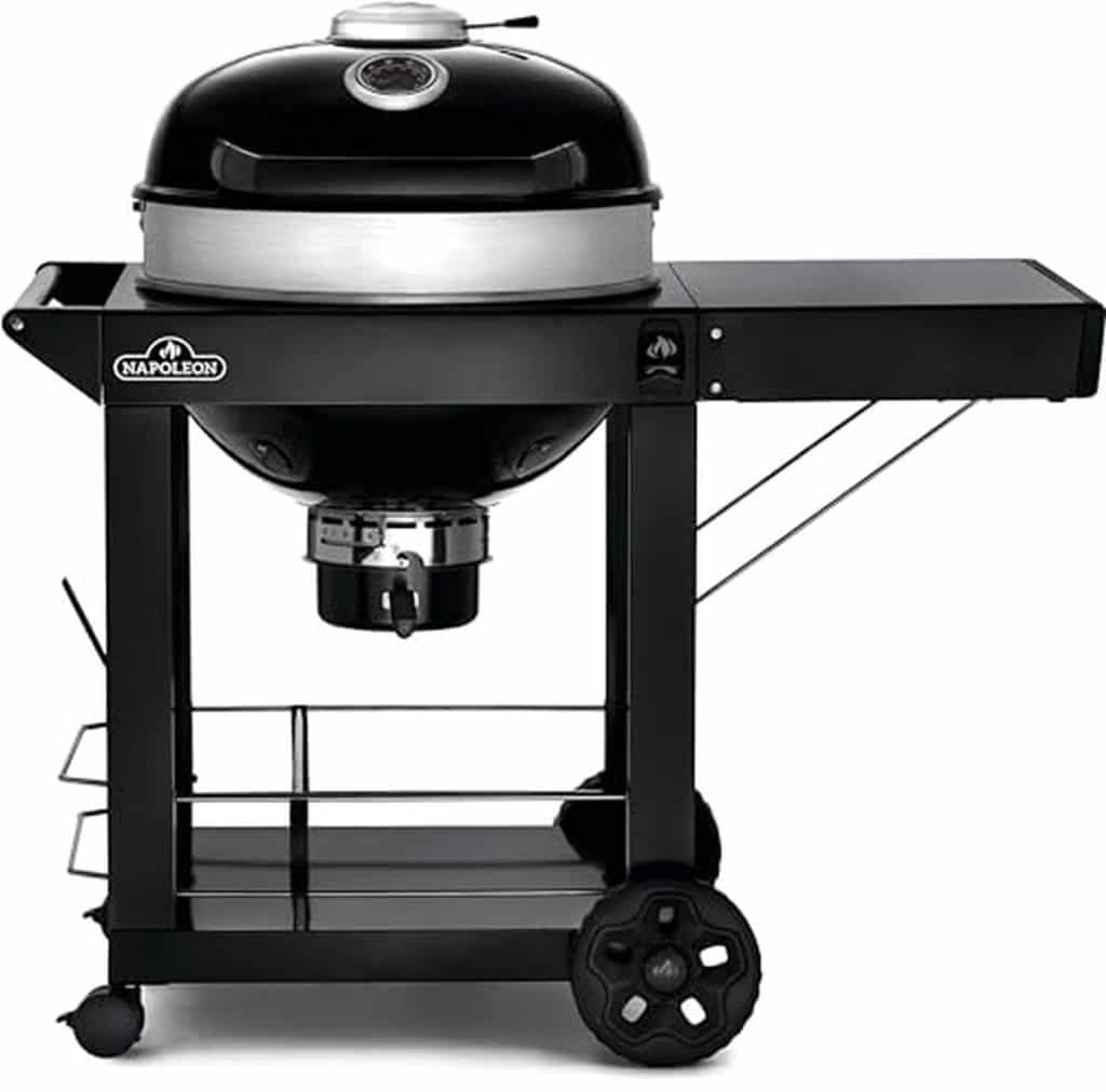 Test du barbecue charbon Napoleon Kettle Pro 57 cm sur chariot