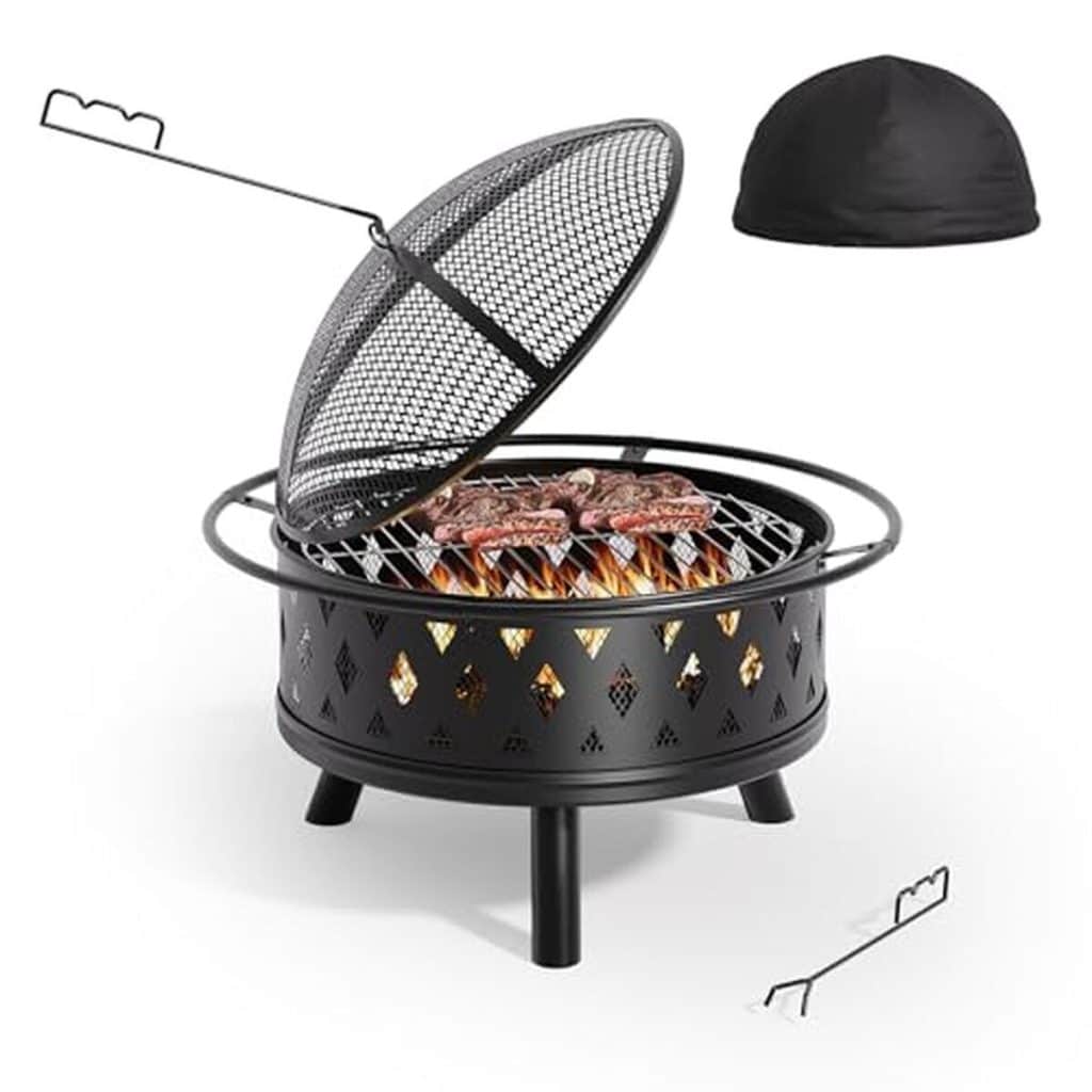 Test du brasero 2 en 1 Xbro : élégance et multifonctionnalité pour votre jardin
