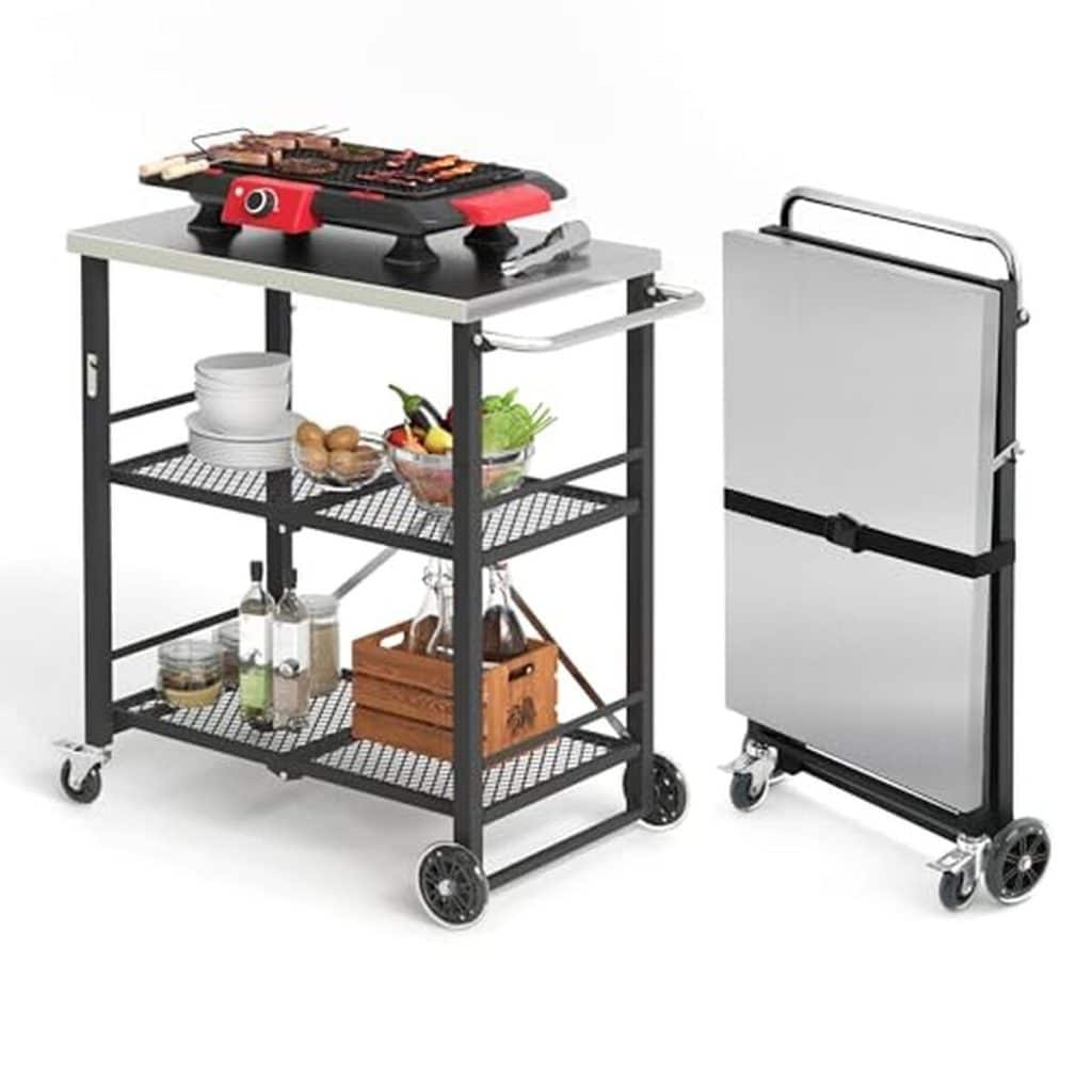Test du chariot de barbecue Lue Bona à 2 niveaux