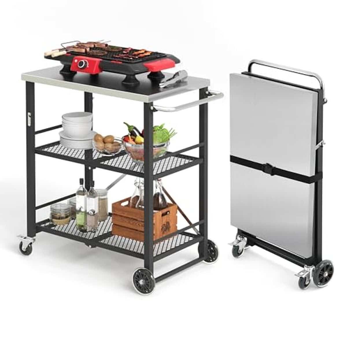 Test du chariot de barbecue Lue Bona à 2 niveaux